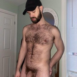 Photo by Nickplus33 with the username @Nickplus33, who is a verified user,  February 22, 2024 at 4:04 AM and the text says '#caps #hairy #beard #hung #massivecock #fatcock #thickdick #bush'