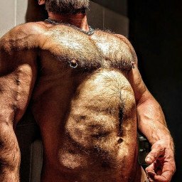 Watch the Photo by Nickplus33 with the username @Nickplus33, who is a verified user, posted on January 19, 2024 and the text says '#hairy #daddy #chain #PA #thickbush #balls #beard'