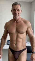 Photo by Nickplus33 with the username @Nickplus33, who is a verified user,  May 22, 2024 at 1:24 AM and the text says '#daddy #muscled #smooth #granddaddy'