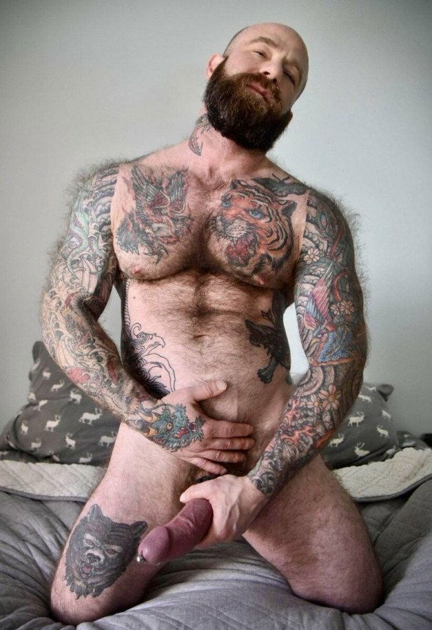 Photo by Nickplus33 with the username @Nickplus33, who is a verified user,  January 12, 2024 at 4:15 AM and the text says '#jackdixon #hung #PA #thickdick #veiny #monstercock #daddy #hairy #beard #bald'