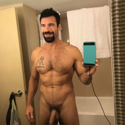 Watch the Photo by Nickplus33 with the username @Nickplus33, who is a verified user, posted on March 13, 2024 and the text says '#selfie  #beard #hairy #bush #dilf #hung'