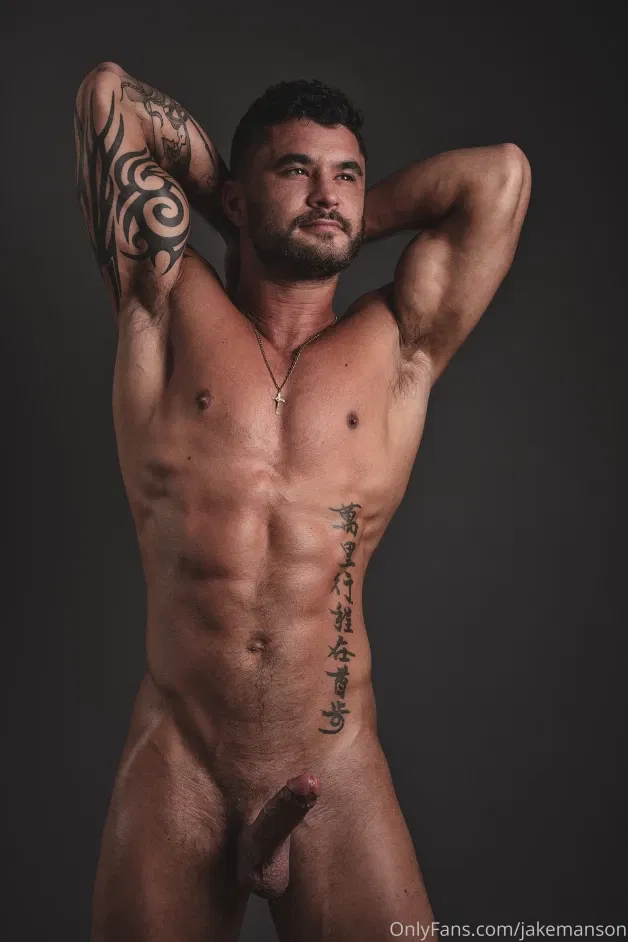 Photo by Nickplus33 with the username @Nickplus33, who is a verified user,  April 15, 2024 at 1:50 AM and the text says '#otter  #toned #chain #trimmed  #spear #hung #balls #beard #stache'