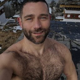 Photo by Nickplus33 with the username @Nickplus33, who is a verified user,  March 5, 2024 at 3:23 AM and the text says '#otter  #youngdilf #hairy #beard'