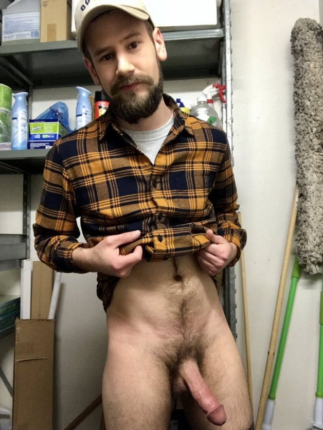 Photo by Nickplus33 with the username @Nickplus33, who is a verified user,  April 17, 2024 at 2:40 AM and the text says '#caps  #otter  #hung #longdick #beard #redneck #trimmed  #happytrail'