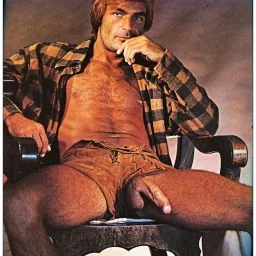 Photo by Nickplus33 with the username @Nickplus33, who is a verified user,  March 29, 2024 at 8:55 AM and the text says '#daddy #dilf #vintage #manspread  #hung #thickdick #veiny #hairy #toned'