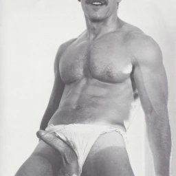 Photo by Nickplus33 with the username @Nickplus33, who is a verified user,  May 13, 2024 at 5:07 AM and the text says '#vintage #stache #daddy #blackandwhite #reveal #balls'