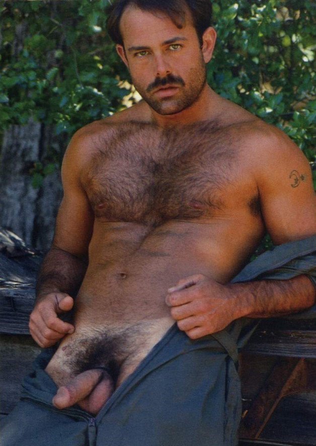 Photo by Nickplus33 with the username @Nickplus33, who is a verified user,  March 9, 2024 at 4:14 AM and the text says '#vintage #goodolddays #hairy #stache #scruff  #reveal #thickdick #thickbush'