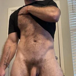 Photo by Nickplus33 with the username @Nickplus33, who is a verified user,  April 15, 2024 at 1:52 AM and the text says '#beard #bear #hairy #thickbush #stache #scruff'