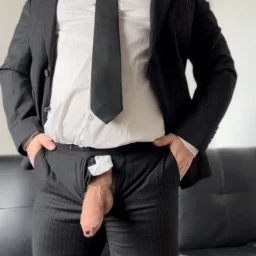 Photo by Nickplus33 with the username @Nickplus33, who is a verified user,  March 22, 2024 at 2:39 AM and the text says '#beefy #office #reveal #beercandick #thickdick #hung #uncut  #dilf'