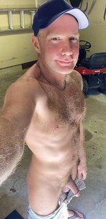 Photo by Nickplus33 with the username @Nickplus33, who is a verified user,  June 26, 2024 at 2:17 AM and the text says '#caps #hairy #hairychest #blondes #chain #bush #dilf #youngdilf'