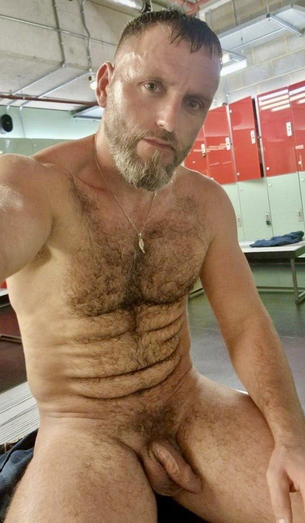 Photo by Nickplus33 with the username @Nickplus33, who is a verified user,  January 31, 2024 at 3:54 AM and the text says '#Marius #obsession #hairy #chain #beard #manspread #uncut'