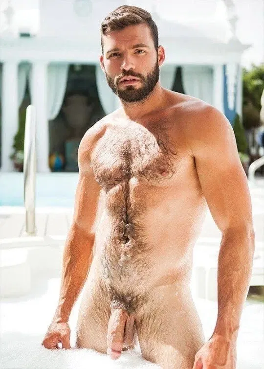 Photo by Nickplus33 with the username @Nickplus33, who is a verified user,  March 21, 2024 at 3:16 AM and the text says '#beard #toned #hairy #hung #bush #youngdilf #dilf'