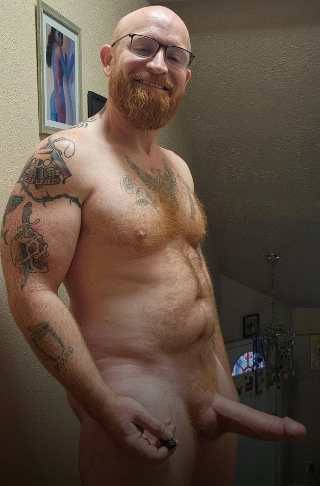Watch the Photo by Nickplus33 with the username @Nickplus33, who is a verified user, posted on March 5, 2024 and the text says '#bald #beefy #hairy #ginger #hairy #ink #specks #dilf #hung #thickdick #massivecock #spear'