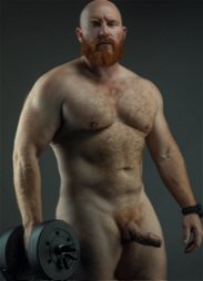 Photo by Nickplus33 with the username @Nickplus33, who is a verified user,  May 22, 2024 at 1:32 AM and the text says '#beefy #bear #beard #hairy #dilf #daddy #hung #thickdick #uncut  #veiny #trimmed  #bald'