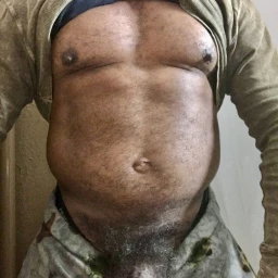 Photo by Nickplus33 with the username @Nickplus33, who is a verified user,  May 2, 2024 at 3:20 AM and the text says '#hairy #beefy #daddy #reveal #thickdick #thickbush'
