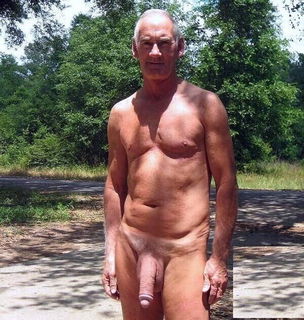 Photo by Nickplus33 with the username @Nickplus33, who is a verified user,  March 5, 2024 at 3:25 AM and the text says '#outdoorcruising #dirtydaddy #hung #massivecock #schlong  #thickdick #outdoors #granddaddy #daddy'