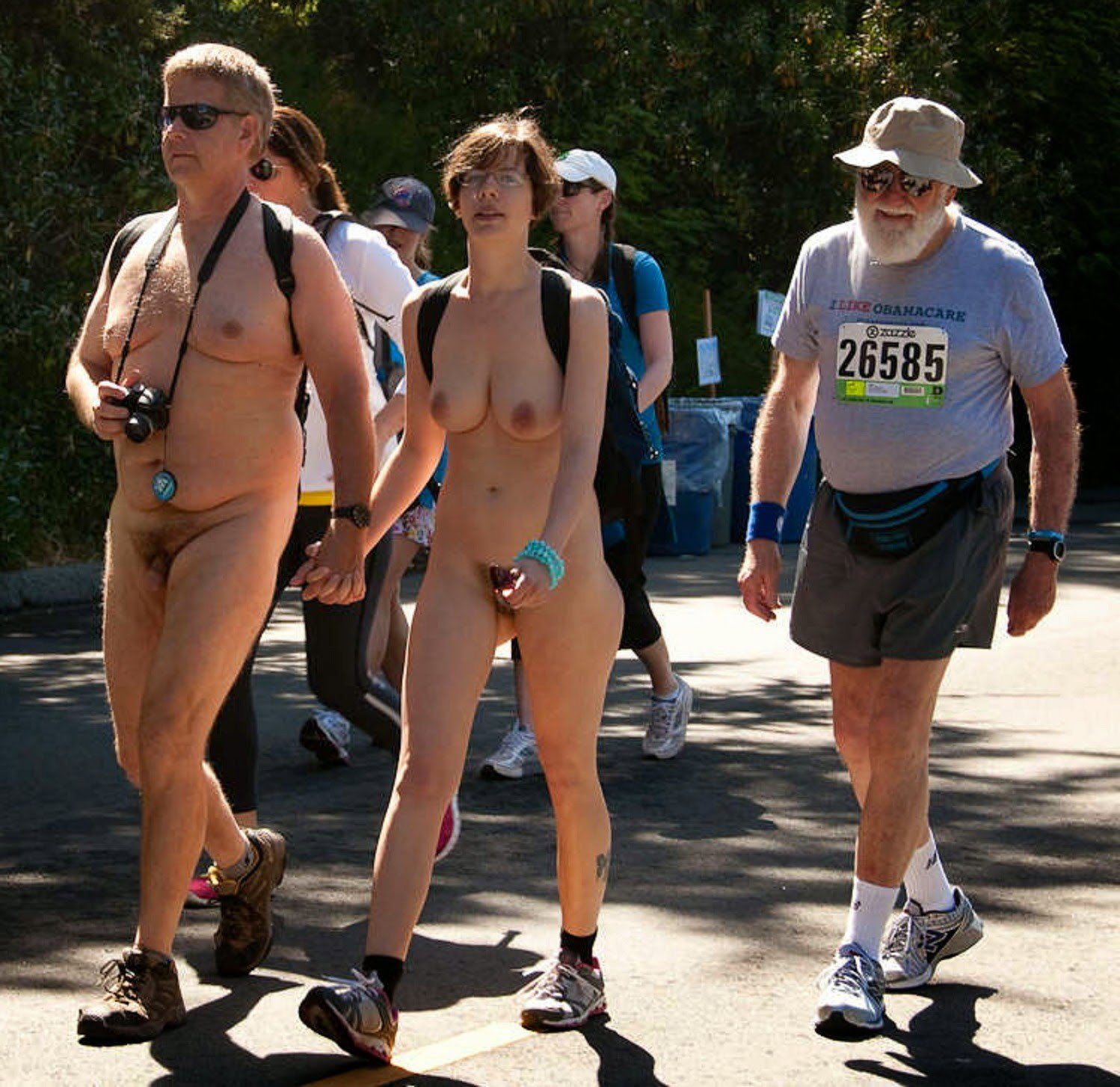 Photo by gmfraizer with the username @gmfraizer, who is a verified user,  March 31, 2024 at 8:03 PM. The post is about the topic Public Nudity and the text says 'Bay to Breakers 2012 Part 2'