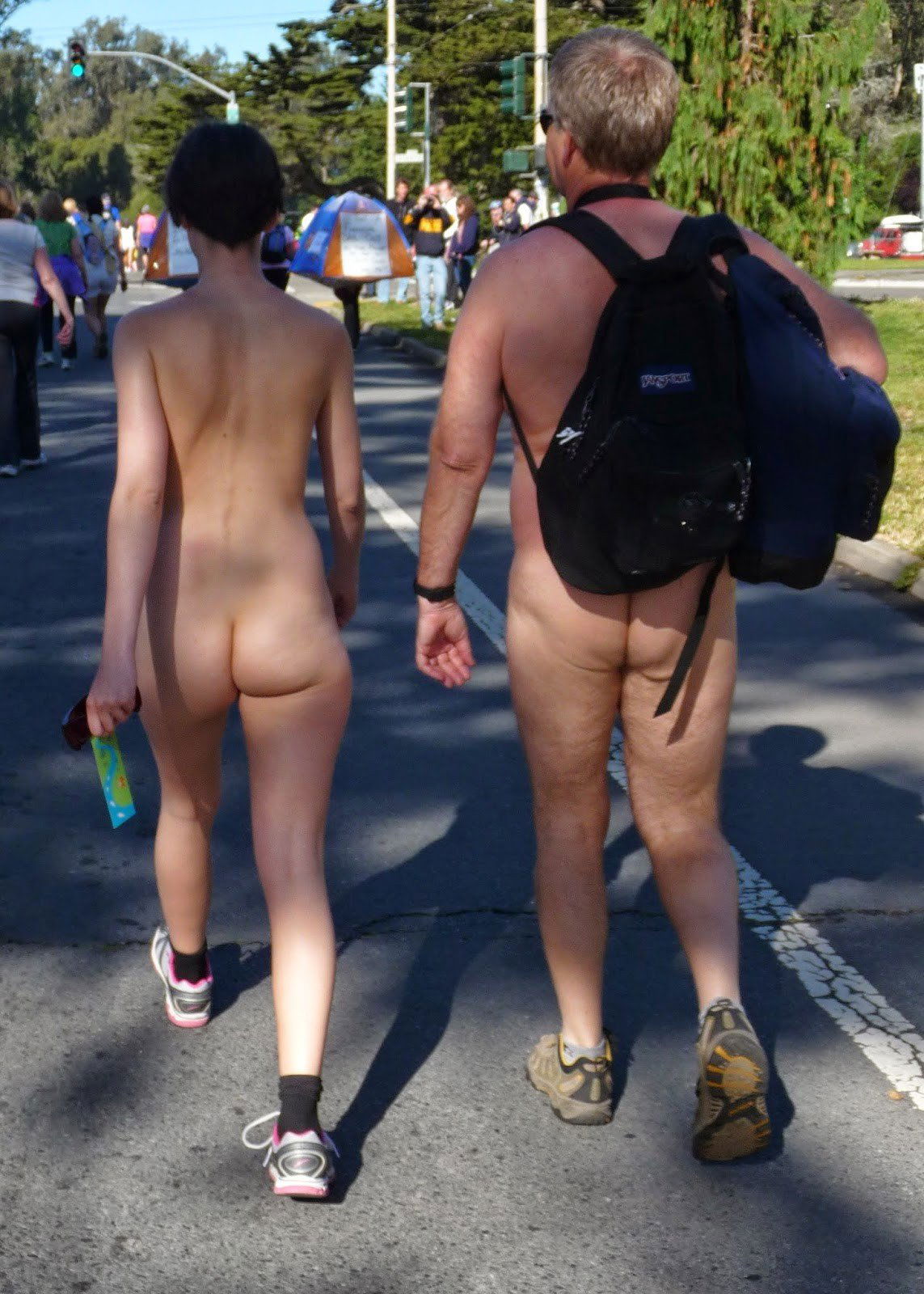 Photo by gmfraizer with the username @gmfraizer, who is a verified user,  March 31, 2024 at 8:03 PM. The post is about the topic Public Nudity and the text says 'Bay to Breakers 2012 Part 2'