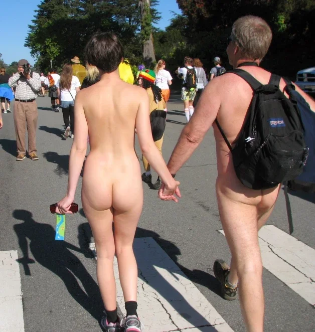 Photo by gmfraizer with the username @gmfraizer, who is a verified user,  March 31, 2024 at 7:35 PM. The post is about the topic Public Nudity and the text says 'Bay to Breakers 2012 Part 1'