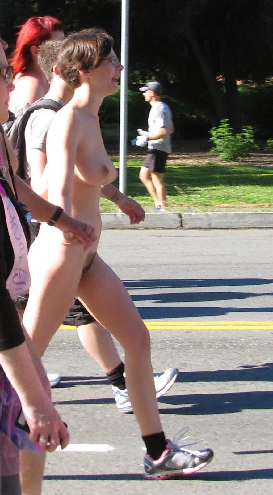 Photo by gmfraizer with the username @gmfraizer, who is a verified user,  March 31, 2024 at 8:03 PM. The post is about the topic Public Nudity and the text says 'Bay to Breakers 2012 Part 2'