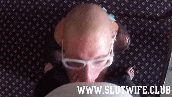 Photo by SLUTWIFE CLUB with the username @SlutwifeClub, who is a brand user,  October 3, 2020 at 1:28 PM. The post is about the topic Looking Up and the text says 'She is such a good girl.

#blowjob #glasses #lookingup'