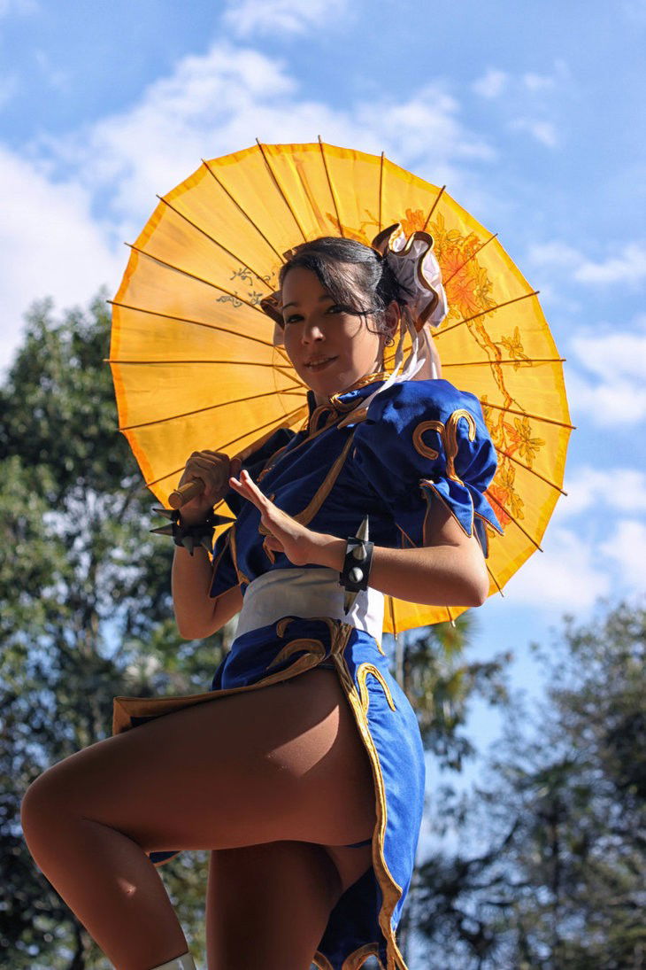 Watch the Photo by Dirty with the username @deviantgrottos, posted on September 23, 2013 and the text says 'sharemycosplay:

Carolina Angulo posing in the sun as Chun-Li from #Capcom’s hugely popular #streetfighter series. #cosplay #videogames
http://carolinaangulo.deviantart.com/https://www.facebook.com/CarolinaAnguloCosplay
Check us out on twitter,..'