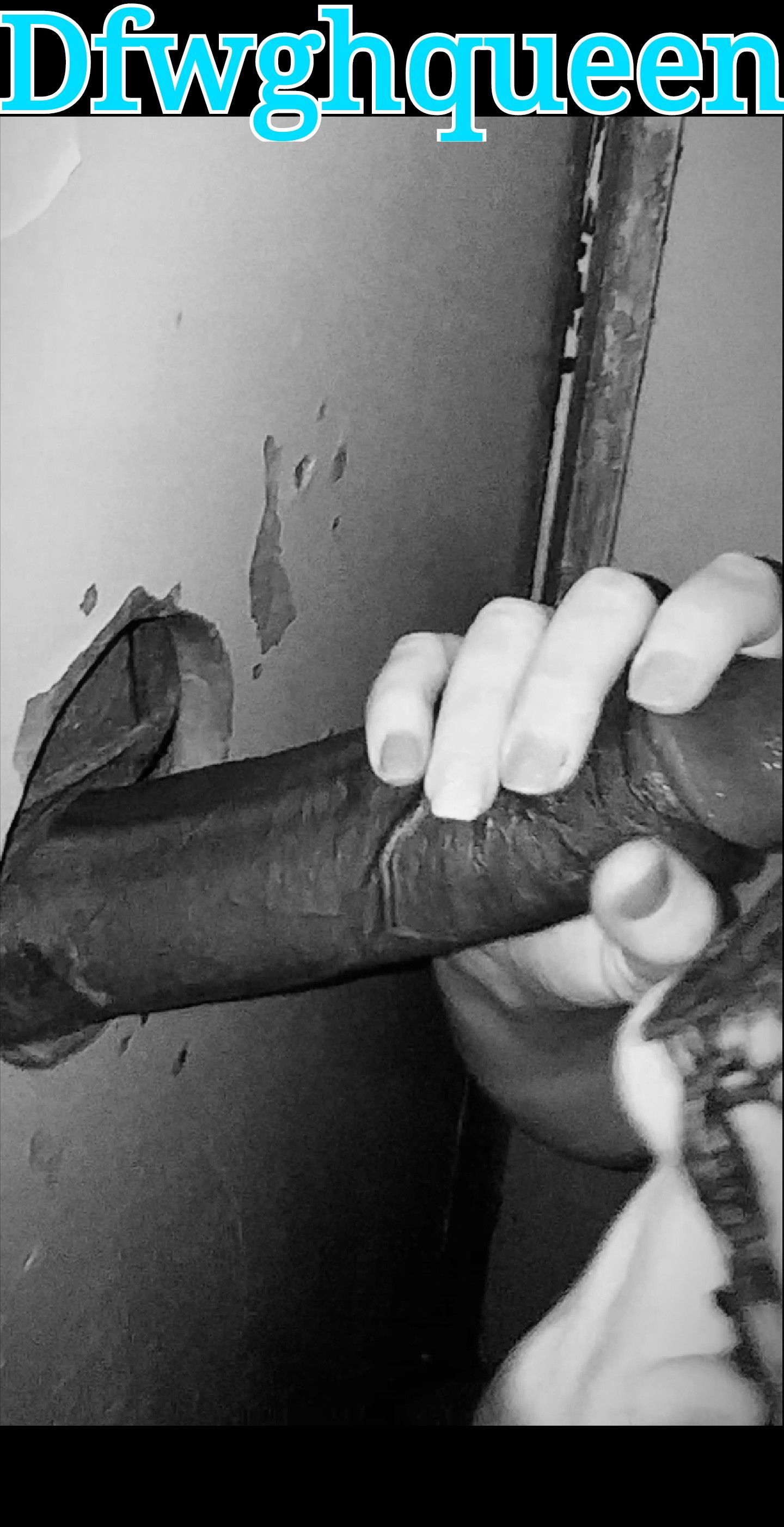 Photo by Dfwghqueen with the username @Dfwgloryholequeen, who is a verified user,  March 2, 2019 at 3:17 PM and the text says '#gloryhole #hotwife #bbc #bigdick #cumshot #blowjob'