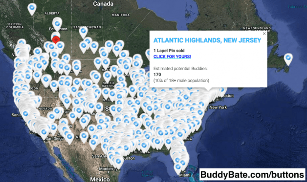 Photo by BuddyBate with the username @BuddyBate,  November 28, 2023 at 1:09 PM. The post is about the topic Bate Cruising and the text says 'A new guy in #Atlantic #Highlands, New #Jersey, has joined the International BuddyBate club'