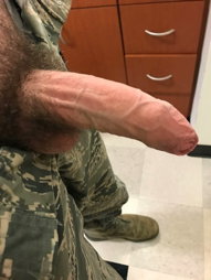 Photo by BuddyBate with the username @BuddyBate,  May 24, 2024 at 9:20 PM. The post is about the topic Gay Military Studs and the text says 'I wonder how many of his military bros have seen him playing with that thing'