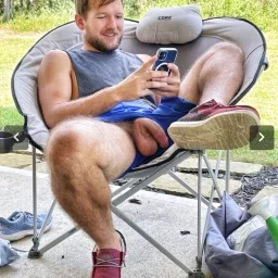 Photo by BuddyBate with the username @BuddyBate,  April 8, 2024 at 1:45 PM. The post is about the topic Male life outdoors and the text says 'Just another afternoon in the back yard chilling with a #bate buddy'