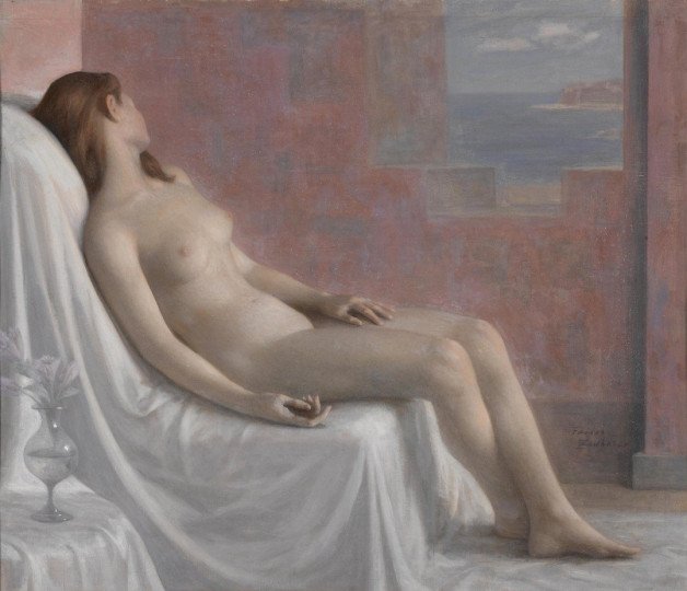 Photo by Sumles with the username @Sumles,  October 2, 2023 at 11:17 AM. The post is about the topic Old paintings and the text says 'Fyodor Ivanovich Zakharov
Resting nude
Artist and models
c. 1960 #art #painting #feminity #femininebeauty #sensual #sensuality #nudeart #artistic #eroticart #erotic #beauty'