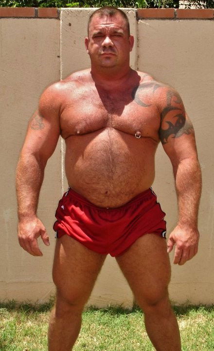 Photo by HIRSUTE-NL with the username @HIRSUTE-NL,  July 15, 2011 at 8:48 AM and the text says 'I had the honor of featuring this guy, Brutus, in an issue of ALL BEAR showing it all off :-) And he is returning in a future issue as well. HOT'