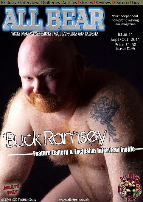 Photo by HIRSUTE-NL with the username @HIRSUTE-NL,  September 16, 2011 at 10:38 AM and the text says 'Hey guys. For those interested. The much anticipated 11th issue of ALL BEAR is out now. With a striking image of hot bear Buck Ramsey gracing the cover, and exclusive interview inside with the man himself, this is an issue NOT to miss.
Get yours from..'