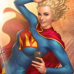 Shared Photo by Justanotherguy with the username @Justanotherguy79,  May 8, 2024 at 4:33 PM. The post is about the topic Superhero Erotica and the text says '#Supergirl #DCComics'