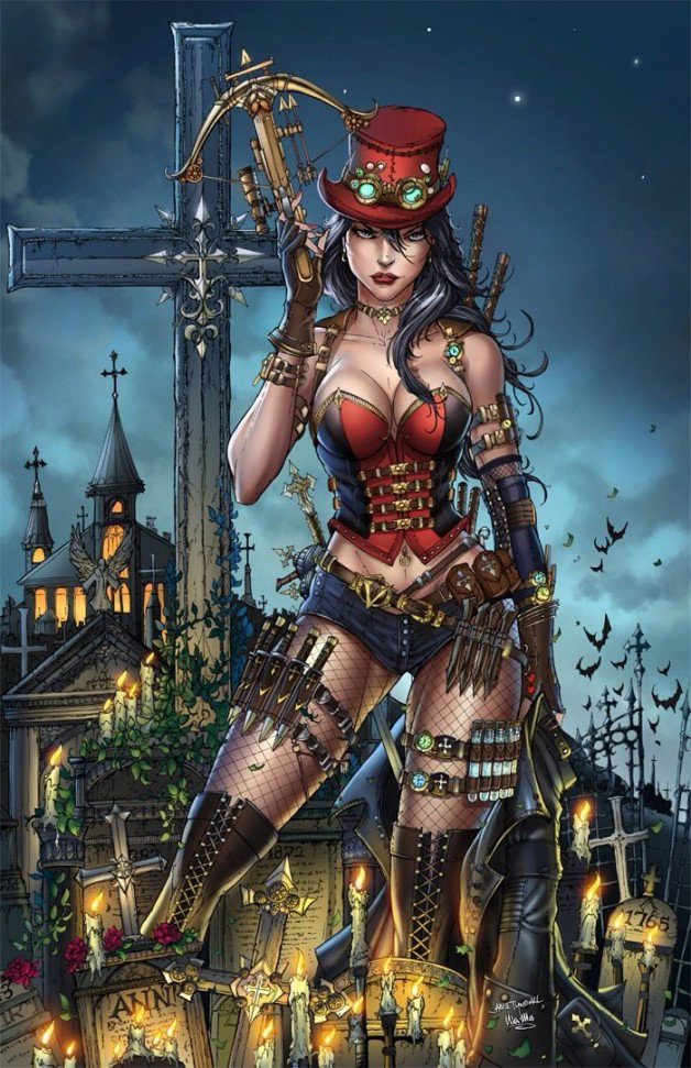 Photo by Justanotherguy with the username @Justanotherguy79,  May 2, 2015 at 8:29 PM and the text says '#helsing  #zenescope'