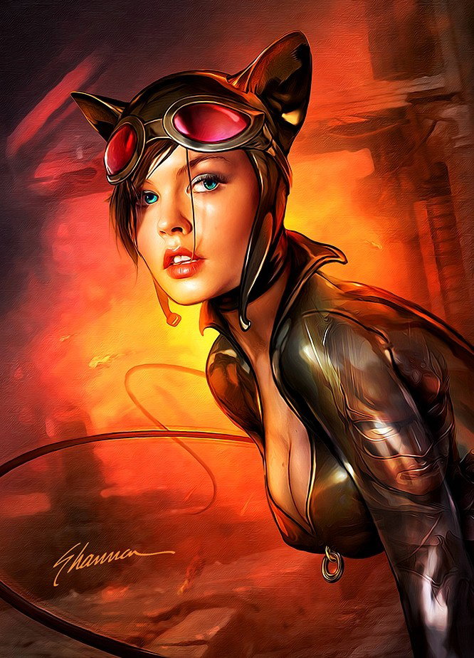 Photo by Justanotherguy with the username @Justanotherguy79,  October 4, 2016 at 11:52 AM and the text says 'thebestofwomenincomics:



Selina Kyle, a.k.a. Catwoman.
by Shannon Maer'