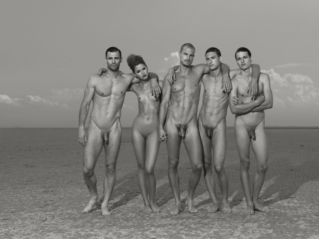 Photo by geekyb8r78 with the username @geekyb8r78,  January 6, 2017 at 12:55 AM and the text says 'fashion-nude-model-boys:Mickael S., Chris Whelan, Lukas Bossert &amp; Niels Raabe by Joachim Baldauf #gatherings  #naked  #men  #and  #women  #outdoors'