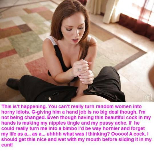 Photo by BrainsToBimbos with the username @BrainsToBimbos, who is a verified user,  December 30, 2019 at 6:35 AM. The post is about the topic Handjob and the text says 'When you realize you might inspire a bimbo story at http://www.patreon.com/brainstobimbos

#bimbo #handjob #tumblrarchives'