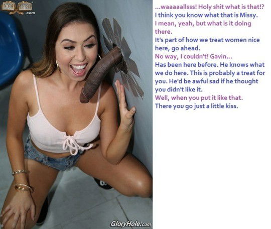 Photo by BrainsToBimbos with the username @BrainsToBimbos, who is a verified user,  January 30, 2019 at 12:47 AM. The post is about the topic Bimbo Transformation and the text says '#bimbofication #blowjob #fucked #cum #gloryhole'