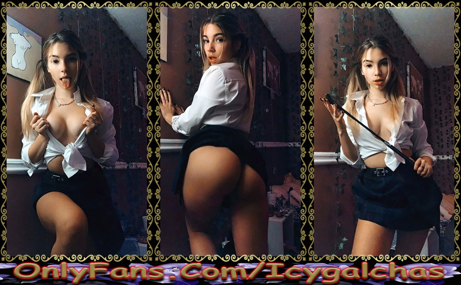 Photo by GamerGirlRoxy with the username @GamerGirlRoxy, who is a star user,  October 21, 2020 at 5:21 AM and the text says 'Hello guys! 
Another friend of ours has entered the OnlyFans world!

Help us to welcome the beautiful and sexy "Icygalchas"

Https://onlyfans.com/icygalchas

Check her out! 
 
Always be kind, especially to ladies that have just made the choice to share..'