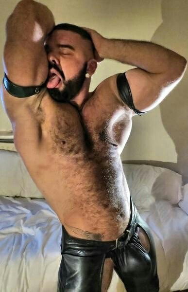 Photo by Marriedmeat with the username @Marriedmeat69, who is a verified user,  February 14, 2019 at 2:43 PM. The post is about the topic leathermen