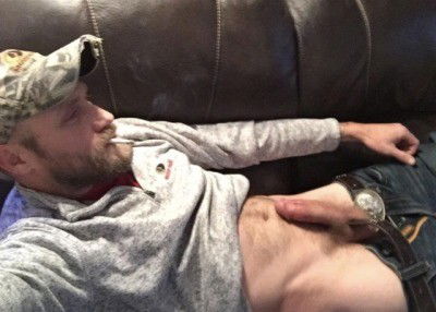 Album by SquirtReynolds with the username @SquirtReynolds, who is a verified user,  January 10, 2019 at 8:21 PM. The post is about the topic GayExTumblr and the text says 'Hot Northern Wisconsin redneck stud shows off his hot body and sweet cock. Fuck he's hot! #localdick #wicock #mncock #redneck #anklebracelet #scruff #hairy'