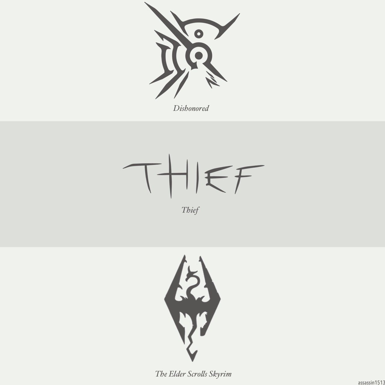 Watch the Photo by the5impleton with the username @the5impleton, who is a verified user, posted on December 14, 2017 and the text says 'assassin1513:

[Minimalistic Video Games Collection]
[Edits made by me :)] #assassins  #creed  #mirrors  #edge  #the  #witcher  #the  #elder  #scrolls  #skyrim  #deus  #ex  #half  #life  #zelda  #metal  #gear  #solid  #bioshock  #grand  #theft  #auto..'