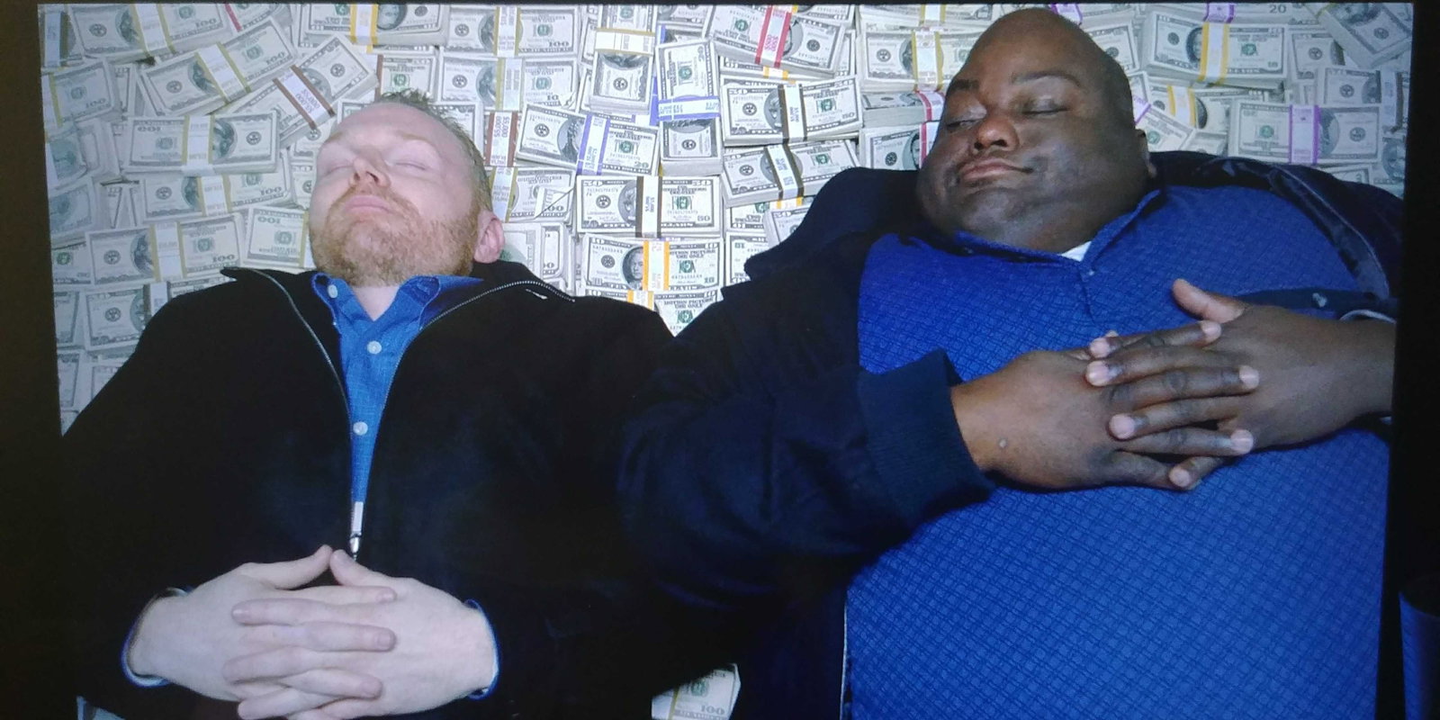 Photo by the5impleton with the username @the5impleton, who is a verified user,  August 10, 2017 at 2:15 AM and the text says 'This is money Huell and Kuby.

Reblog in the next 5 minutes and money will find its way to you in one business day #breaking  #bad  #huell  #babineaux  #skinny  #pete  #money  #fortune  #prosperity  #wealth  #happiness  #material  #gains'
