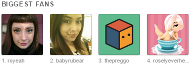 Photo by the5impleton with the username @the5impleton, who is a verified user,  April 10, 2015 at 12:24 PM and the text says 'Biggest fans of the month:You ladies honor me with your visits. I am humbled. ^_^royeah, babyrubear, roselyeverheart, and thepreggoThank You sir/madam #thank  #you  #for  #including  #my  #blog  #in  #your  #day  #to  #day  #activities'