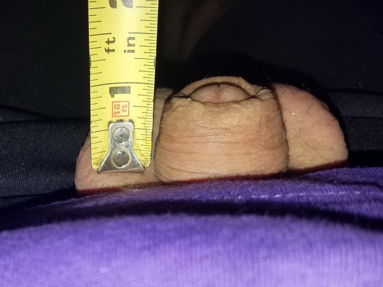 Photo by tinywhiteboi with the username @tinywhiteboi, who is a verified user,  January 5, 2019 at 10:22 PM and the text says 'My little peepee used to be almost 4" long. After long-term chastity it has shrunk to almost 1", a little nub that no longer gets hard. And I love it'
