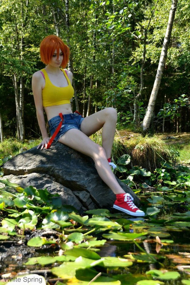 Photo by Xayikitty with the username @Xayikitty,  September 11, 2017 at 2:54 PM and the text says 'hotcosplaychicks:
Misty Cosplay by WhiteSpringPro 

Check out http://hotcosplaychicks.tumblr.com for more awesome cosplay'