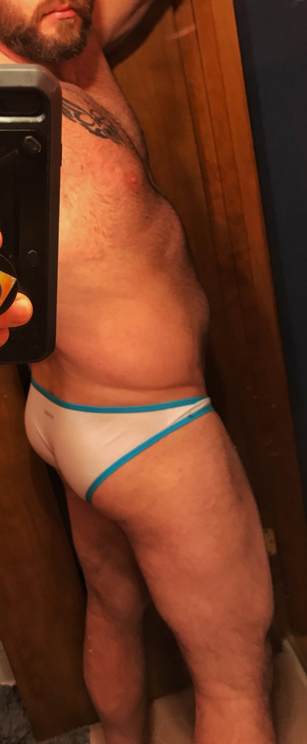 Photo by BigViking with the username @BigViking, who is a verified user,  April 3, 2019 at 7:27 PM. The post is about the topic Bisexual and the text says 'These are so much better than boxer briefs, cradles the cock and balls comfortably without pressing it to the body. They breathe too, which helps keep them more fresh than normal. Oh and they look way better! #bi #gay #bear #hairy#musclebear'
