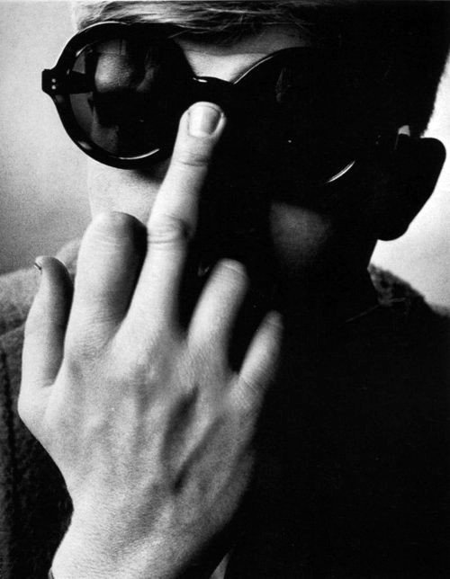 Photo by the fuck page with the username @thefuckpage,  March 24, 2012 at 12:23 AM and the text says '#fuck  #fuck  #off  #fuck  #page  #fuck  #you  #middle  #finger  #vogue  #andy  #warhol'