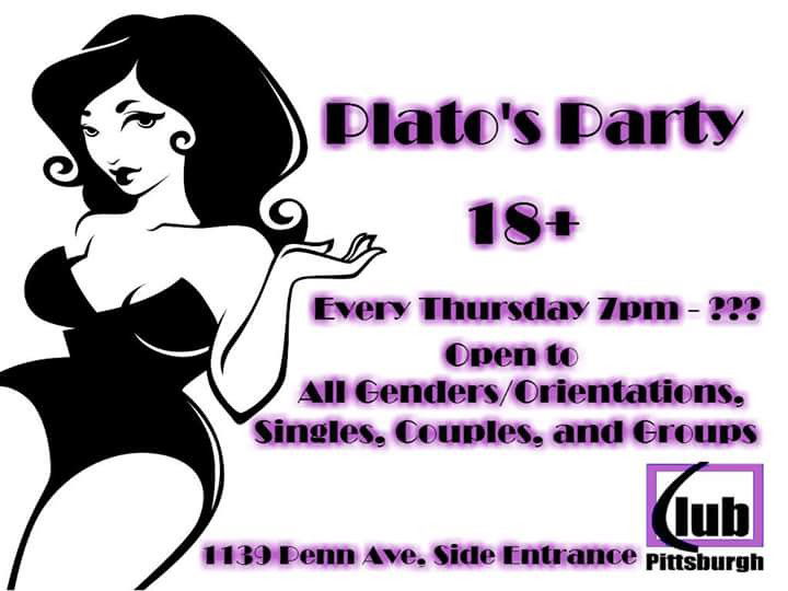 Photo by laxmodelspgh with the username @laxmodelspgh,  March 31, 2016 at 9:26 AM and the text says 'Are you going to Plato&rsquo;s party tonight? https://fetlife.com/events/435549'